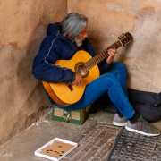 Musicien de rue, quartier Albayzin - Grenade