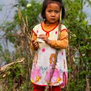 Petite fille Hmong, Vietnam 2020