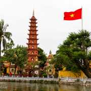 Pagode Chua Tran Quoc, HanoÏ, Vietnam 2020