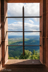 Vue depuis le chateau du Haut Koenigsbourg, Orschwiller