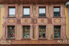 Façade peinte en trompe l'oeil, Riquewihr