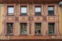 Façade peinte en trompe l'oeil, Riquewihr
