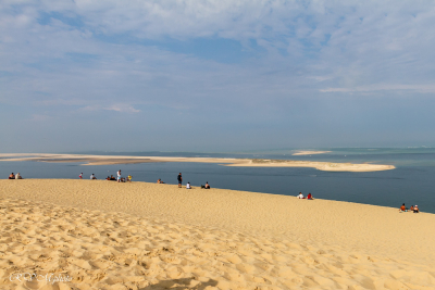 Banc d'Arguin vu de la dune du Pilat, Bassin d'Arcachon