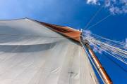 Grand voile et hunier