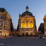 Place de la bourse de nuit, Bordeaux