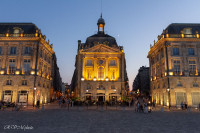 Place de la bourse de nuit, Bordeaux