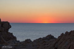Coucher de soleil depuis l'Ile Rousse