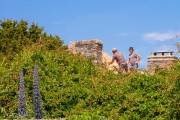 Village de Kerascoet, chaumiers, Nevez