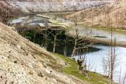 Lac de Guerlédan assèché