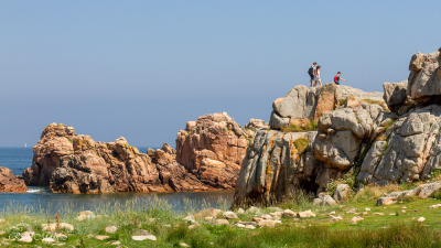 Granit rose au phare du Paon, Ile de Brehat