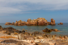Rochers au phare du paon, ile de Brehat