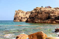 Rochers de granit rose,Ile de Bréhat