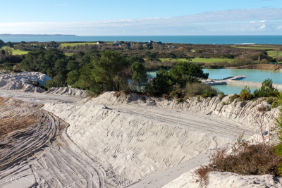 Les carrières de kaolin de Kergantic, Ploemeur