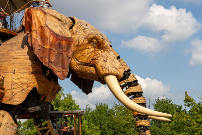 Le grand éléphant, machines de l'Ile