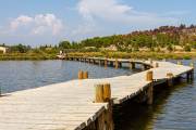 Peyriac de mer, le chemin sur les salines