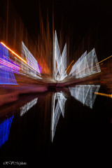 Le bassin à flot illuminé, Lorient