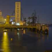 Le port de pêche la nuit