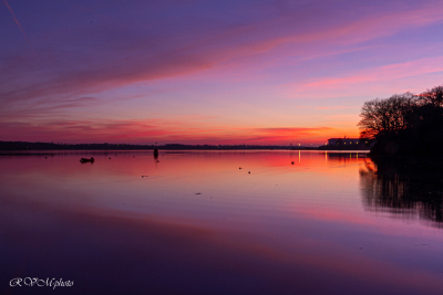 Coucher de soleil sur le Blavet (3), Lanester