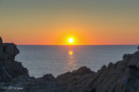 Coucher de soleil vu de l'Ile Rousse