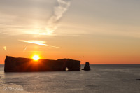 Lever du soleil, Rocher Percé, Canada
