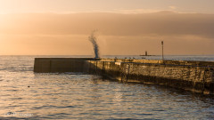 Lever de soleil à Lomener, Ploemeur