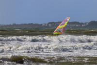 Planche à voile plage du Fort bloqué