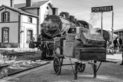 Pontrieux et le train à vapeur du Trieux
