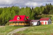 Maison isolée en Gaspésie