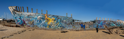 Epave graffée