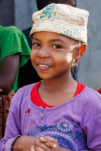 Sourire d'enfant Tanala, village forestier Antanala, Madagascar