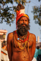 Un Saduh à Varanasi, Inde
