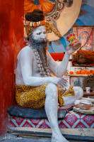 Un Saduh à Varanasi, Inde