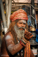Un Saduh à Varanasi, Inde