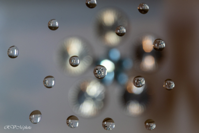 Gouttes et reflets, perles décoratives