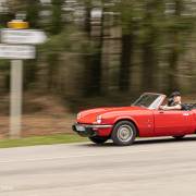 Cabriolet rouge