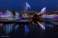Le bassin à flot illuminé, Lorient