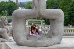 Même idée, parc Frogner, Oslo, Norvège