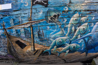 Graffs sur épaves, Le Magouer, Plouhinec