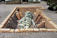 Anamorphose, Léon Keer, Landerneau