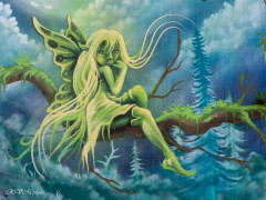 Pignon du bar'BouchKa à Bubry par Kaz et Ezra