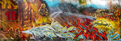 Hommage aux pompiers, Lorient