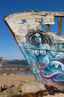 Graffs sur épaves, Le Magouer, Plouhinec