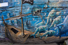 Graffs sur épaves, Le Magouer, Plouhinec