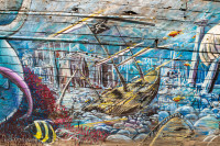 Graffs sur épaves, Le Magouer, Plouhinec