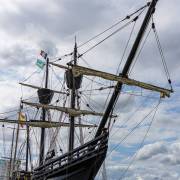 Nao Victoria, avant port de Lorient