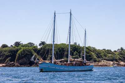 Le trois-mâts goélette Rara-Avis