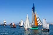 Bateaux traditionnels dans la baie, Douarnenez 2024