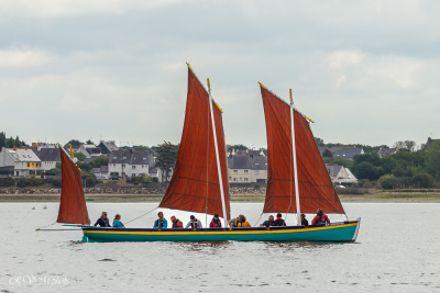 La yole An Erminig, Route de l'amitié 2017