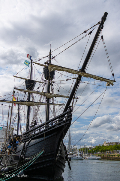 Nao Victoria, avant port de Lorient