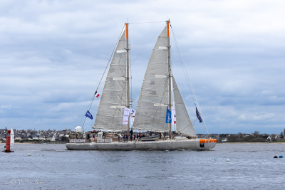 Départ de la goélette Tara